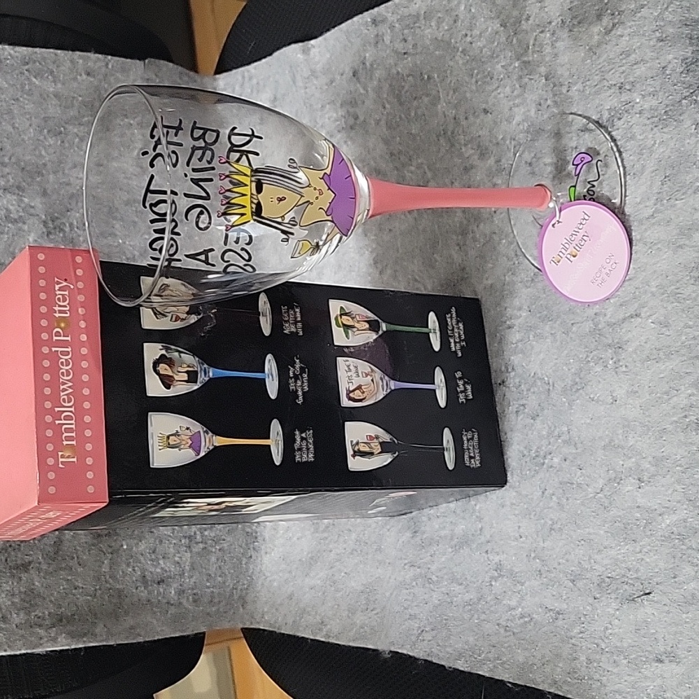 Tumbleweed Emerson Wine Glass NIB